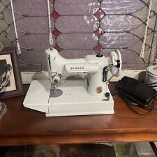 Singer 221k white for sale  Shipping to Canada
