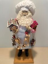 Lynn Haney "Gourmet Santa", excellent condition, handmade in 1993, signed for sale  Long Lake