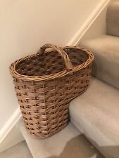 Wicker Stairs Step Storage Basket Preloved  for sale  Shipping to South Africa