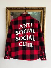 Camisa de flanela clube social anti-social tamanho P, usado comprar usado  Enviando para Brazil