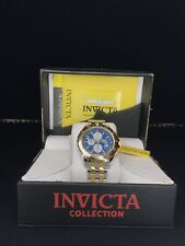 Relógio Invicta masculino 47mm AVIATOR MAVERICKChrono mostrador azul dois tons SS *USADO*, usado comprar usado  Enviando para Brazil