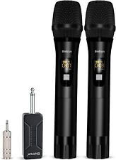 Bietrun WXM02 UHF Dual Wireless Microphone System  for sale  Shipping to South Africa
