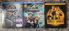 Usado, Jurassic World Jurassic Fallen Kingdom & Dominion Blu-ray + DVD todos com capas comprar usado  Enviando para Brazil