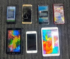 Lote misto de 5 smartphones, 2 tablets, IPHONE, SAMSUNG, GALAXY, ZTE comprar usado  Enviando para Brazil