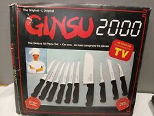   The Original Ginsu 2000 Deluxe 10 Piece Knife Set As Seen on TV  2000 for sale  Shipping to South Africa
