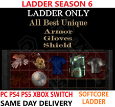 ✅ PC PS4 PS5 XBOX SWITCH✅ LADDER All Armor Glove Shield DIABLO 2 RESURRECTED D2R comprar usado  Enviando para Brazil