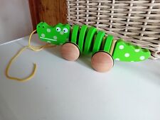 toy baby crocodile wooden for sale  ST. AUSTELL