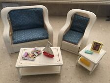 Muebles vintage Barbie RATAN WICKER, sofá/cama, silla/cama, 2 mesas, LEER segunda mano  Embacar hacia Argentina