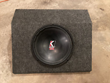 Subwoofer estéreo Kicker CompVR 15" polegadas áudio veicular OLD SCHOOL testado e funciona! comprar usado  Enviando para Brazil