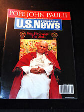 Noticias de EE. UU.: Revista Papa Juan Pablo II: Cómo cambió el mundo religión católica segunda mano  Embacar hacia Argentina