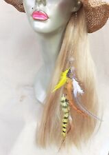 Feather earrings long for sale  Reddick