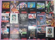 Lote de 18 folletos de instrucciones manuales de Super Nintendo SNES solo Street Fighter Mario segunda mano  Embacar hacia Argentina