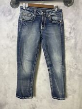 Usado, Jeans feminino Miss Me 25 Boyfriend Capri JB501P80 jeans desbotado  comprar usado  Enviando para Brazil