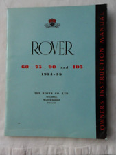 Rover 105 1954 for sale  NOTTINGHAM