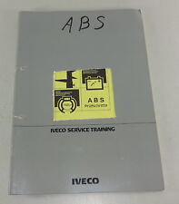 Material de entrenamiento Sistema de frenos Iveco ABS Pasos de prueba Versión electrónica 10/1988 segunda mano  Embacar hacia Argentina