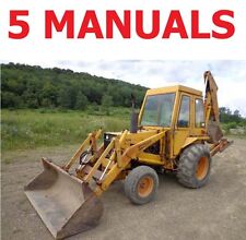 CASE 580B 580CK B TRACTORS TLB SERVICE MANUALS OPERATOR PARTS CATALOG BACKHOE CD for sale  Shipping to South Africa