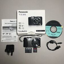 Używany, Panasonic Lumix DMC-TZ35 Kompaktowy aparat w pudełku + ładowarka, bateria, SD, przewodnik na sprzedaż  Wysyłka do Poland
