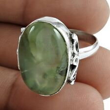 Usado, Regalo Festa Della Mamma Naturale Prehnite Solitario Tribale Misura Anello 7 925 comprar usado  Enviando para Brazil