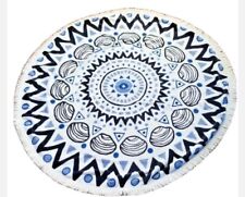  Round Beach Mat Tofino Towel Co High Quality Geometric Sea Shell Print XL for sale  Shipping to South Africa