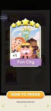 Adesivo Monopoly GO Fun City 5 estrelas comprar usado  Enviando para Brazil