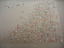 144 swarovski rhinestones,19pp UF chalkwhite AB #1012 SPECIAL SALE PRICE!! for sale  Shipping to South Africa