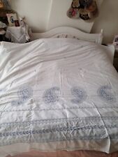 Embroiderd duvet cover for sale  ABERTILLERY