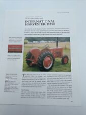 1955 International Harvester B250 Tractor Frameable Article Pics Specs Display for sale  Howe