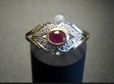 Ruby diamond 9ct for sale  Ireland