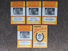 Leicester speedway programmes for sale  WILMSLOW