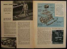 REEL MOWER Motorize Convert HowTo Electric 1947 PLANS QUIET for sale  Shipping to South Africa