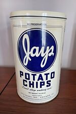 canister tin jays chip potato for sale  Chicago
