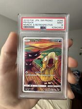 PSA 9 Mint Psyduck 286/SM-P Munch: retrospektywa 2018 japońska karta oceniona na sprzedaż  Wysyłka do Poland