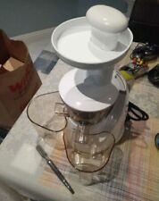 HUROM HU-100 ULTEM Masticating Electric Slow Juicer White Lime CLEAN & WORKING for sale  Shipping to South Africa