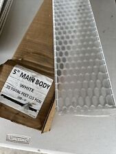 Filtro de folha proteção calha 5” corpo principal branco 75 pés 15 peças com malha comprar usado  Enviando para Brazil