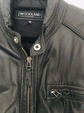 woodland leather jacket for sale  UK
