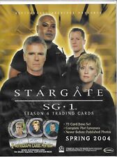 2004 stargate season for sale  TAMWORTH