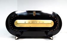 VINTAGE OLD ANTIQUE EAMES ERA NICE BLACK & GOLD COLOR ZENITH MID CENTURY RADIO for sale  Shipping to South Africa