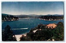 Used, c1950's Lake Arrowhead Vacationland Park Cottage Boating California CA Postcard for sale  Shipping to South Africa