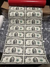 Bills uncut currency for sale  Lincolnton