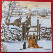 Donkey christmas greeting for sale  LIPHOOK