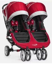 Baby Jogger City Mini Double Buggy Twin Pushchair with new rain cover for sale  Shipping to South Africa