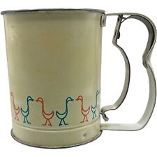 Vintage Androck Flour Sifter with Ducks or Geese Made in USA for sale  Shipping to South Africa