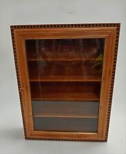 beech display cabinet for sale  RUGBY