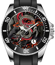 Relógio de pulso esportivo chinês dragão exclusivo e elegante comprar usado  Enviando para Brazil