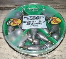 Bass Pro Shops Bass Casting Sinker Plomb Fishing Assortment New, Broken Lid for sale  Shipping to South Africa
