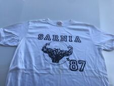 Camiseta Campeonato de Musculação 1987, Sarnia Canadá. GG. Vintage-novo., usado comprar usado  Enviando para Brazil