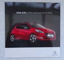 Peugeot 208gti launch for sale  BOURNEMOUTH
