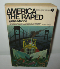 Libro de bolsillo vintage de America The Raped By Gene Marine (1970, primera impresión) segunda mano  Embacar hacia Argentina