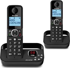 Teléfono inalámbrico Alcatel F860 Duo con 2 teléfonos fijos para el hogar bloque de llamadas segunda mano  Embacar hacia Argentina
