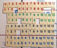 Azulejos de juego de repuesto Rummy-O eliges azul negro rojo verde versión 1977 segunda mano  Embacar hacia Argentina